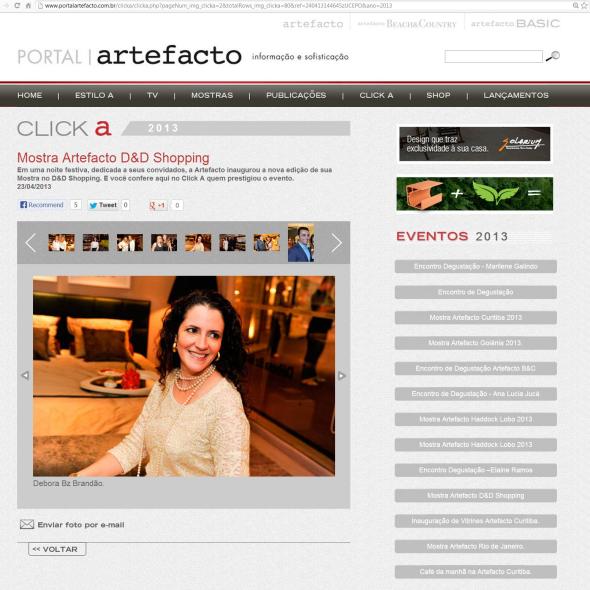 Portal Artefacto Mostra DeD 2013